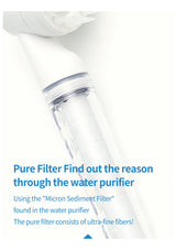 White Puresome micro-sediment handle filter