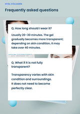 Hyal Collagen — English wear-time and transparency questions