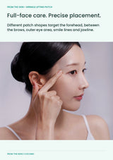 FROM THE SKIN Wrinkle Lifting Patch — Full-face care. Precise placement.