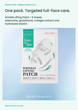FROM THE SKIN Wrinkle Lifting Patch — One pack. Targeted full-face care.