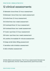 FROM THE SKIN Wrinkle Lifting Patch — 12 clinical wrinkle, lifting and irritation assessments