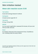FROM THE SKIN Wrinkle Lifting Patch — Skin irritation tested