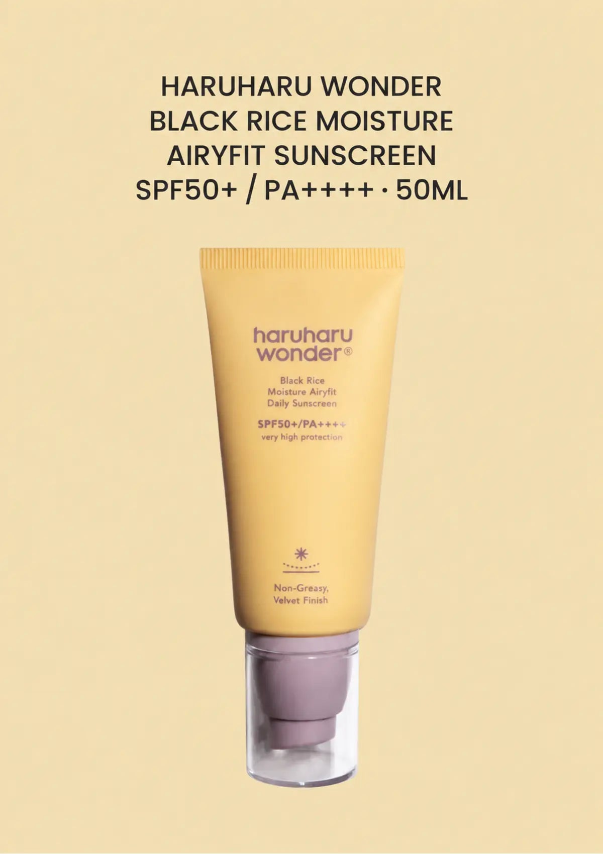 HARUHARU WONDER Black Rice Moisture Airyfit Sunscreen SPF50+ PA++++ 50ml.