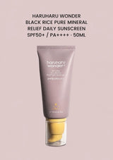 HARUHARU WONDER Black Rice Pure Mineral Relief Daily Sunscreen SPF50+ PA++++ 50ml.