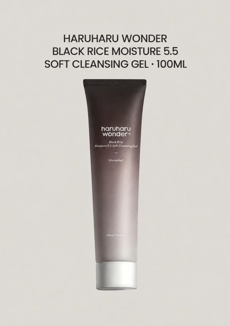 HARUHARU WONDER Black Rice Moisture 5.5 Soft Cleansing Gel 100ml.