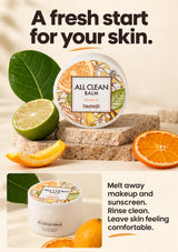 HEIMISH All Clean Balm Mandarin 120ml with citrus-inspired packaging and a comfortable clean finish.