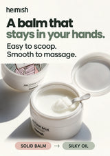 HEIMISH All Clean Balm solid texture with its spatula.