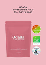 ODADA Super Lympho Tea, 2g × 24 tea bags, with the three original brand achievement logos