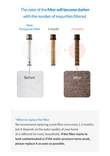 Puresome filter colour changes and replacement guidance