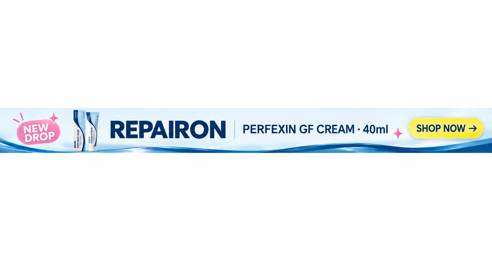 New drop: REPAIRON Perfexin GF Cream 40ml. Shop now.