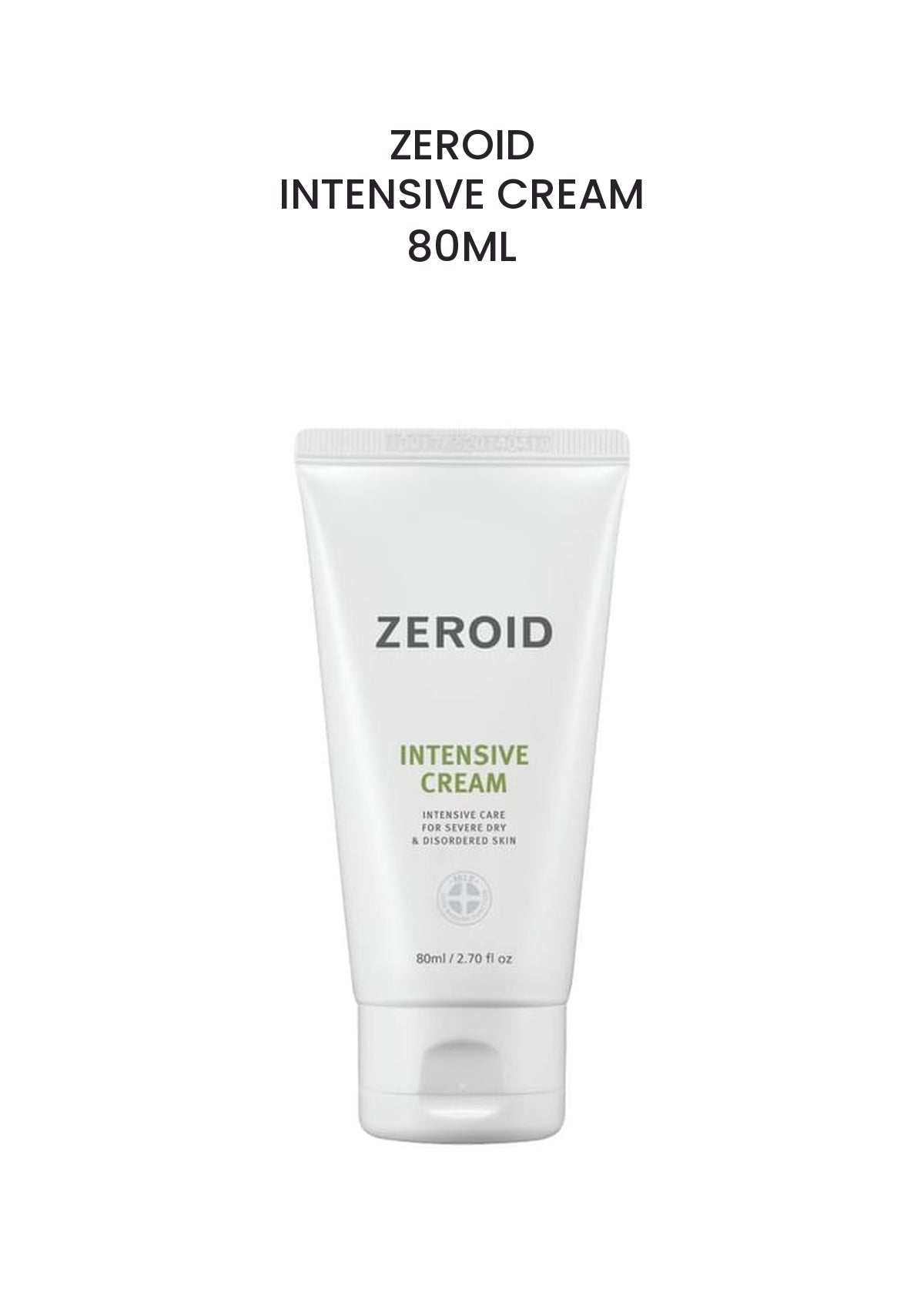 ZEROID Intensive Cream 80ml — authentic product pack with the locked COCOMO header