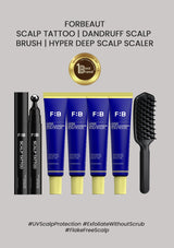 [FORBEAUT] Scalp Tattoo | Dandruff Scalp Brush | Hyper Deep Cleansing Scalp Scaler