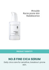 NUMBUZIN No.8 Fine Cica Serum product identity