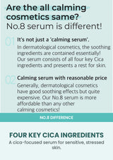 NUMBUZIN No.8 four key cica ingredients