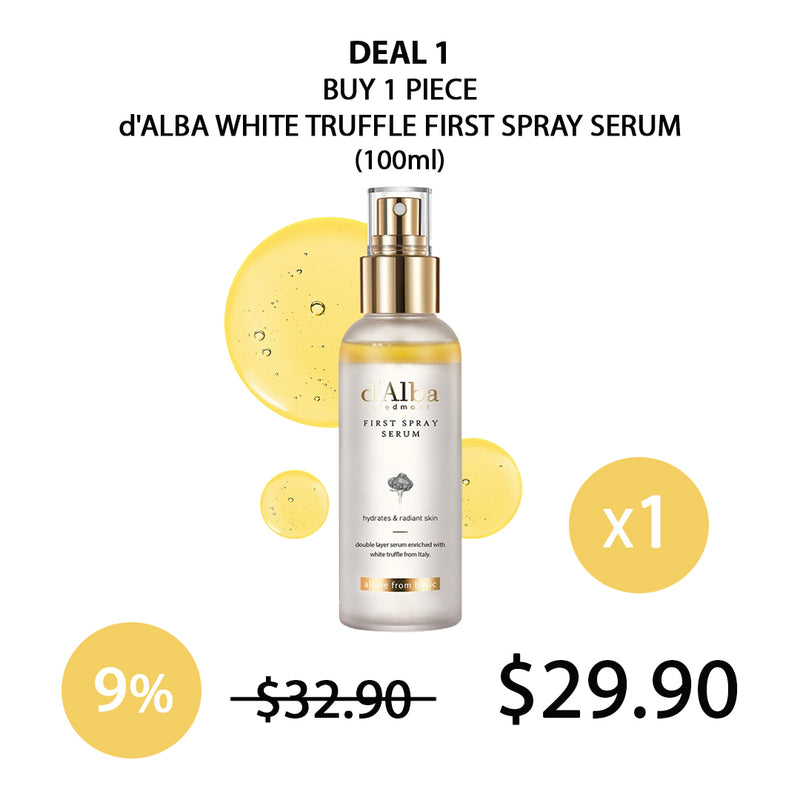 [D'ALBA] White Truffle First Spray Serum 50ml | 100ml