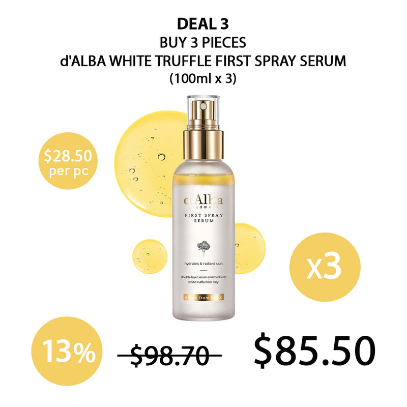 [D'ALBA] White Truffle First Spray Serum 50ml | 100ml