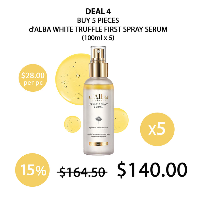 [D'ALBA] White Truffle First Spray Serum 50ml | 100ml