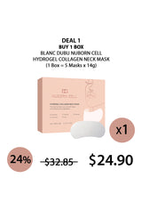 [BLANC DUBU] Nuborn Cell Hydrogel Collagen Face | Neck Mask