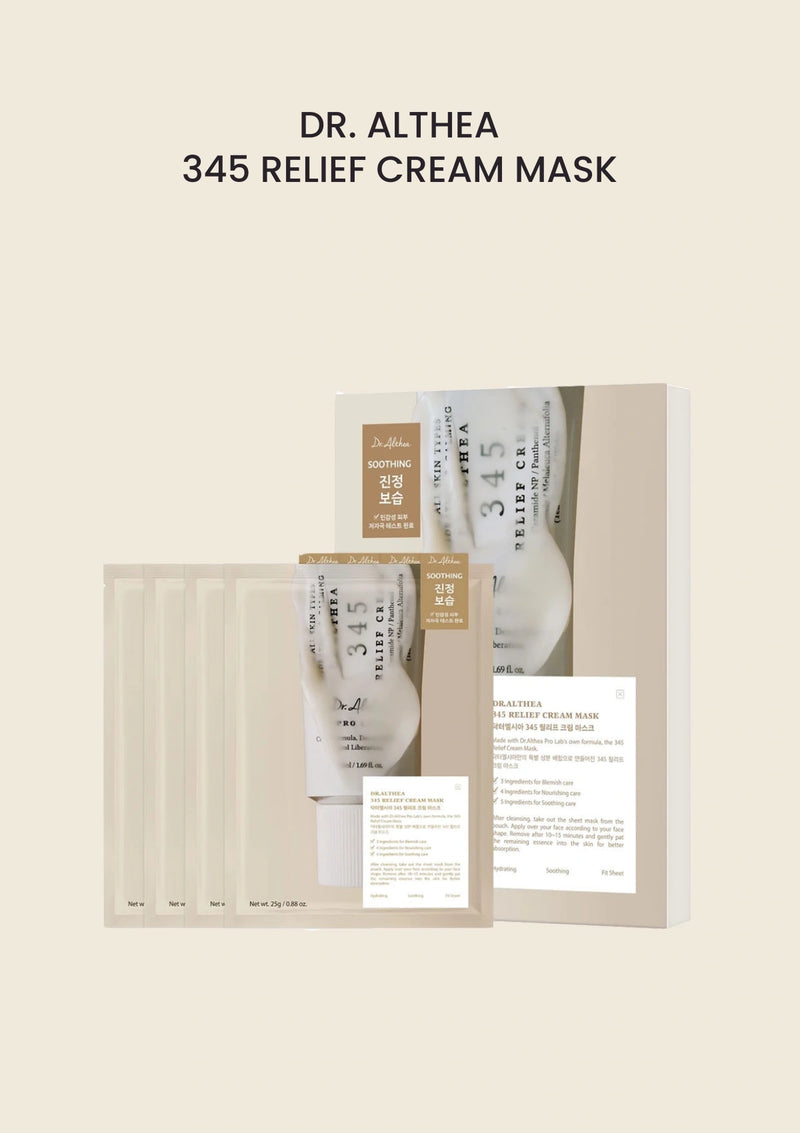 Dr. Althea 345 Relief Cream Mask — authentic product packaging