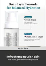 Dr. Althea 345 Relief Cream Mist — Refresh and nourish skin. Rice water, panthenol and hydration