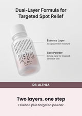 Dr. Althea 345 Relief Spot Powder — Two layers, one step. Essence plus targeted powder