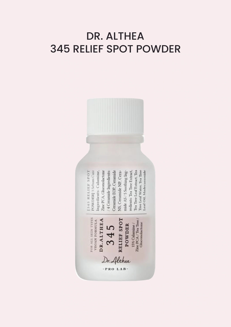Dr. Althea 345 Relief Spot Powder 15ml — upright authentic bottle