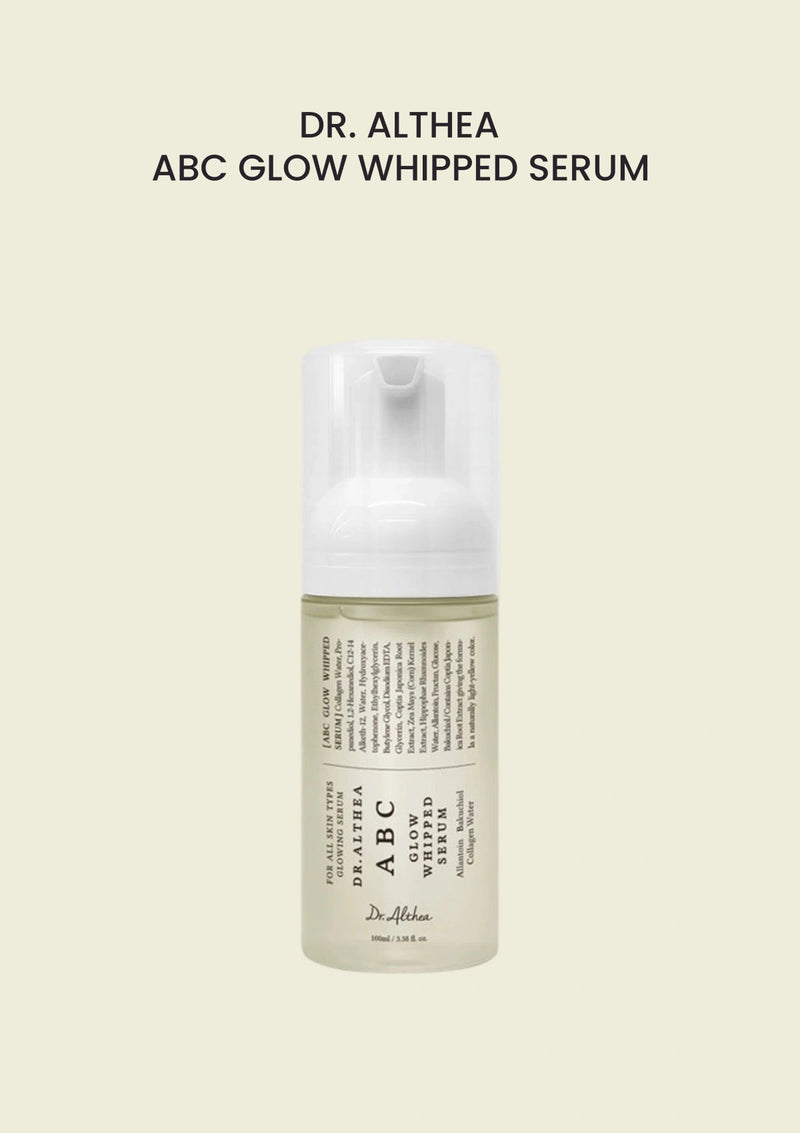 Dr. Althea Abc Glow Whipped Serum — authentic product packaging