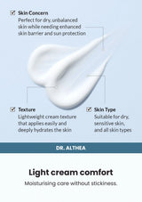 Dr. Althea Aqua Glowing Sunscreen 45ml — Light cream comfort. Moisturising care without stickiness.