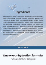 Dr. Althea Aqua Marine Deep Serum 30ml — Know your hydration formula. Full ingredients for daily care