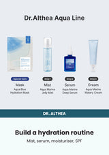 Dr. Althea Aqua Marine Jelly Mist — Build a hydration routine. Mist, serum, moisturiser, SPF
