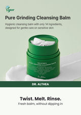 Dr. Althea Pure Grinding Cleansing Balm — Twist. Melt. Rinse.. Fresh balm, without dipping in