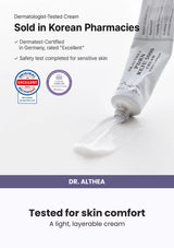 Dr. Althea PDRN Reju 5000 Cream — Tested for skin comfort. A light, layerable cream