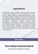 Dr. Althea PDRN Reju 5000 Cream — Your daily moisture blend. Read the full ingredients below