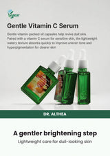 Dr. Althea Gentle Vitamin C Serum 30ml — A gentler brightening step. Lightweight care for dull-looking skin