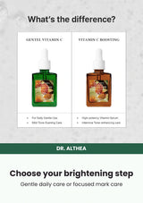 Dr. Althea Gentle Vitamin C Serum 30ml — Choose your brightening step. Gentle daily care or focused mark care