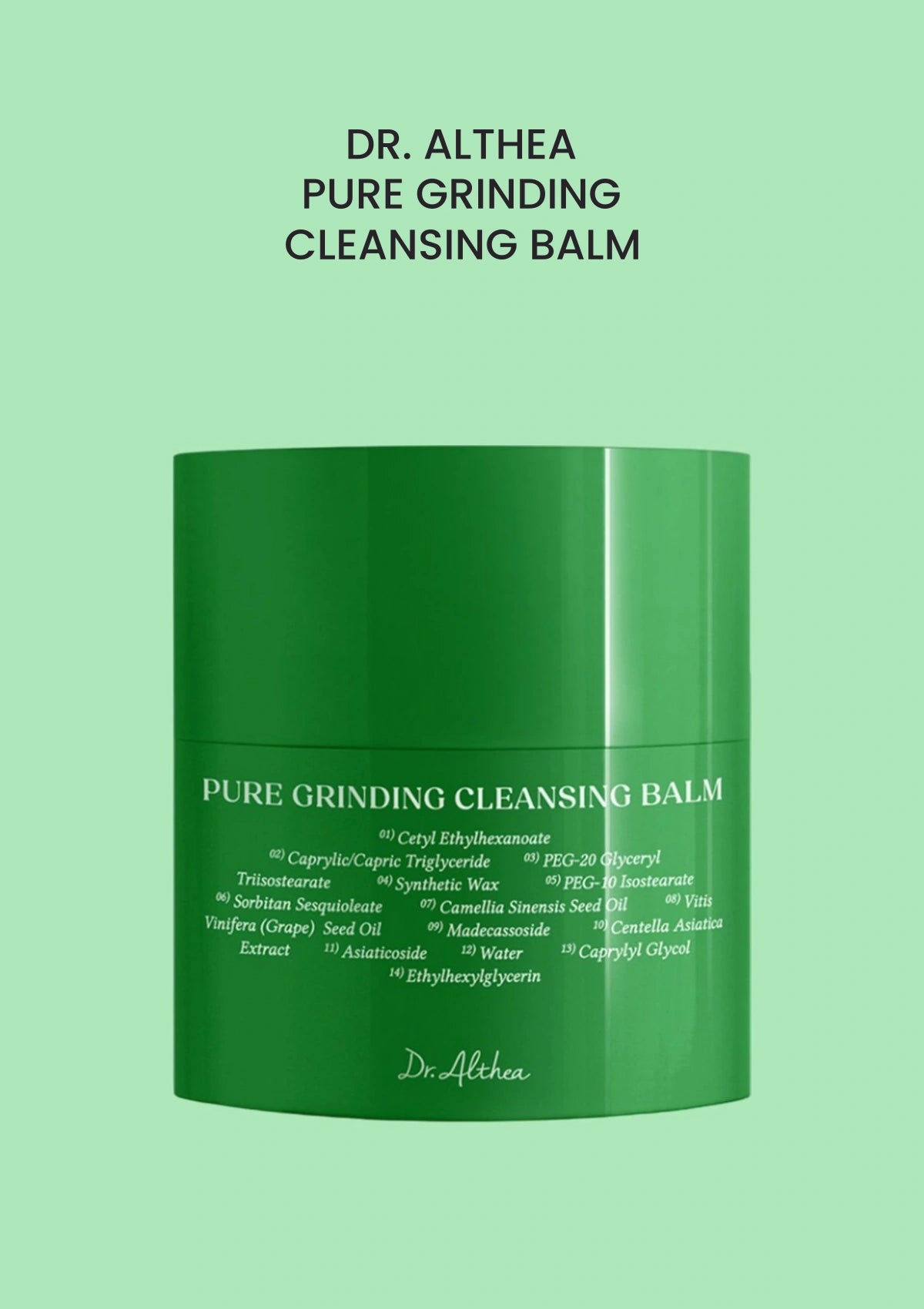 Dr. Althea Pure Grinding Cleansing Balm — authentic product packaging