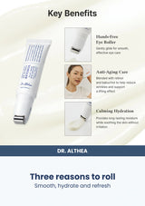 Dr. Althea Retinol Flat Iron Eye Roller — Three reasons to roll. Smooth, hydrate and refresh