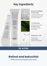 Dr. Althea Retinol Flat Iron Eye Roller — Retinol and bakuchiol. With cica and hyaluronic acid