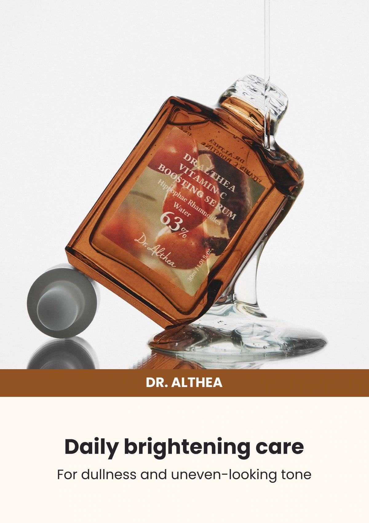 Dr. Althea Vitamin C Boosting Serum 30ml — Daily brightening care. For dullness and uneven-looking tone