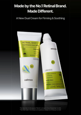 CELIMAX Retinal Shot Tightening Dual Cream — Firming and soothing in one squeeze