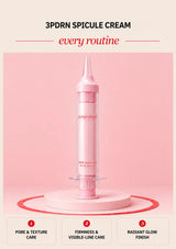 Every Routine 3PDRN Spicule Cream topical applicator on a pink podium