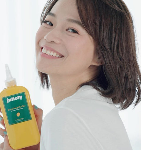 Archive photograph of Felicia Chin with JULIOLY Silk Keratin Repair Treatment