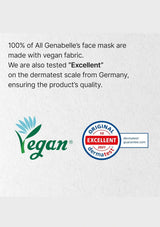 GENABELLE PDRN Rejuvenating Mask vegan sheet and Dermatest seal | GENABELLE PDRN Rejuvenating Mask gallery 4 of 8