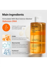 GENABELLE PDRN Rejuvenating Toner key ingredients PDRN niacinamide and panthenol | GENABELLE PDRN Rejuvenating Toner gallery 3 of 8