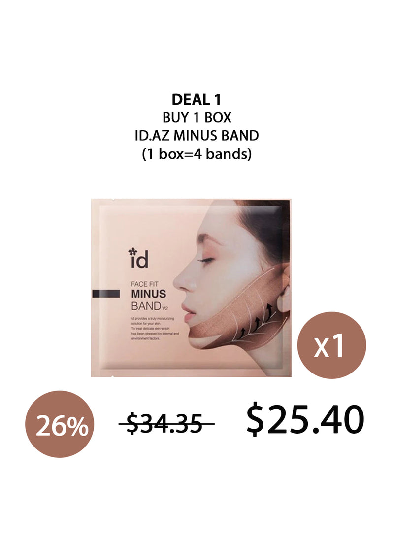 [ID.AZ] Minus Band (1 Box = 11g X 4 Bands)