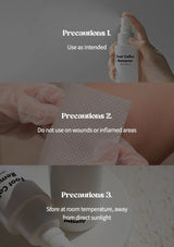 Foot callus remover with usage instructions on a dark background