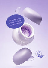 TOKKI ON THE MOON Purple Rice PDRN Gel & Cream jar with mix-and-match moisture message