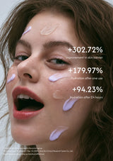 Woman applying TOKKI Purple Rice PDRN Gel & Cream with clinical hydration and skin-barrier results