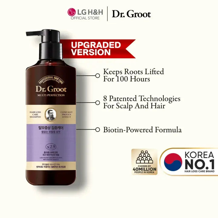 [DR. GROOT] Multi-Perfection Hair Loss Control Shampoo for Thin Hair 400ML