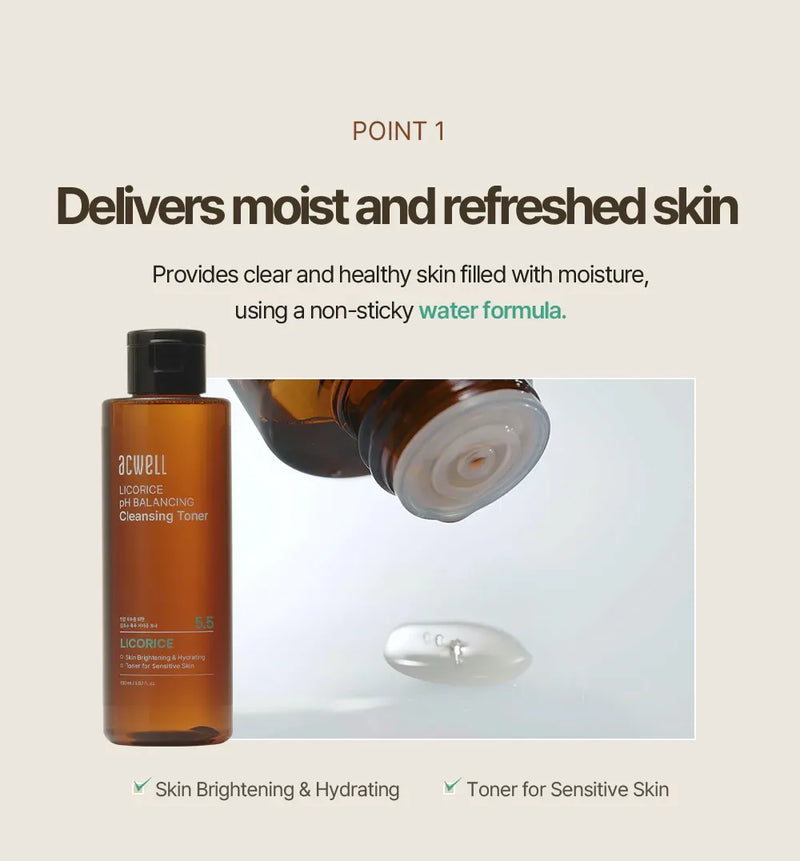 [ACWELL] Licorice PH Balancing Cleansing Toner 150ml